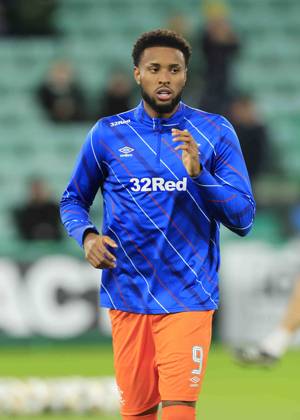 Hibernian v Rangers William Hill Premiership Youseff Chemiti of Rangers warms up during the William Hill Premiership match at Easter Road, Edinburgh UK Newspapers OUT Copyright: xFredxPalmerx FIL-22418-0055