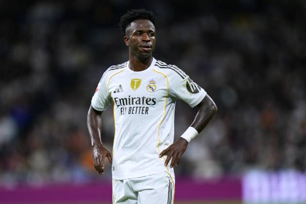 ESP: Real Madrid CF - Valencia CF. La Liga EA Sports. Date 11 Vinicius Junior of Real Madrid CF during the La Liga EA Sports match between Real Madrid CF and Valencia CF played at Santiago Bernabeu Stadium on November 1, 2025 in Madrid. kpng Copyright: xCesarxCebollax xPRESSINx PS_251101_RMA_VAL_2526_089