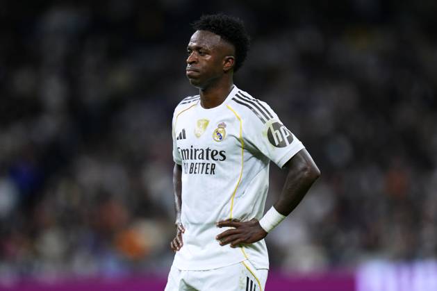 ESP: Real Madrid CF - Valencia CF. La Liga EA Sports. Date 11 Vinicius Junior of Real Madrid CF during the La Liga EA Sports match between Real Madrid CF and Valencia CF played at Santiago Bernabeu Stadium on November 1, 2025 in Madrid. kpng Copyright: xCesarxCebollax xPRESSINx PS_251101_RMA_VAL_2526_090