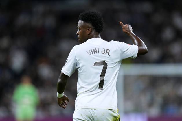 ESP: Real Madrid CF - Valencia CF. La Liga EA Sports. Date 11 Vinicius Junior of Real Madrid CF during the La Liga EA Sports match between Real Madrid CF and Valencia CF played at Santiago Bernabeu Stadium on November 1, 2025 in Madrid. kpng Copyright: xCesarxCebollax xPRESSINx PS_251101_RMA_VAL_2526_091
