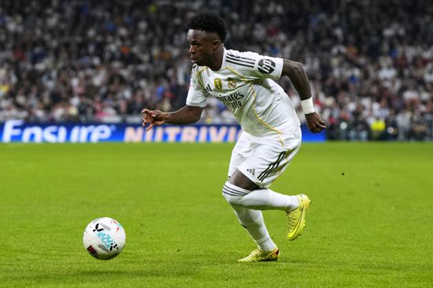 ESP: Real Madrid CF - Valencia CF. La Liga EA Sports. Date 11 Vinicius Junior of Real Madrid CF during the La Liga EA Sports match between Real Madrid CF and Valencia CF played at Santiago Bernabeu Stadium on November 1, 2025 in Madrid. kpng Copyright: xCesarxCebollax xPRESSINx PS_251101_RMA_VAL_2526_094