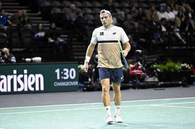 Rolex Paris Masters day 5 Francisco Cabral and Lucas Miedler during a doubles match the Rolex Paris Masters 1000 ATP, Tennis Herren tennis tournament at the La Defense Arena on October 31, 2025 in Paris, France. Photo by Victor Joly ABACAPRESS.COM Paris France Copyright: xJolyxVictor ABACAx