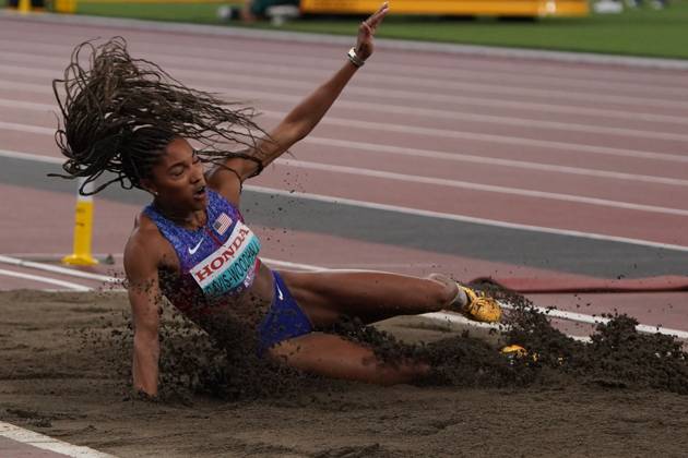 World Championships 2025 Tokyo, World Athletics, athletics, athletics, Track and Field, World athletics Championships 2025 Tokyo, World Athletics Championships 2025 Tokyo 13 09 21 09 2025, Tokyo Japan long jump, Davis Woodhall USA