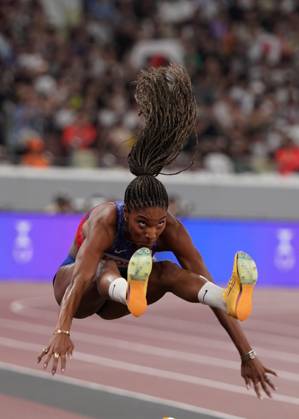 World Championships 2025 Tokyo, World Athletics, athletics, athletics, Track and Field, World athletics Championships 2025 Tokyo , World Championships 2025 Tokyo 13 09 21 09 2025, Tokyo Japan Long Jump Tara Davis Woodhall USA