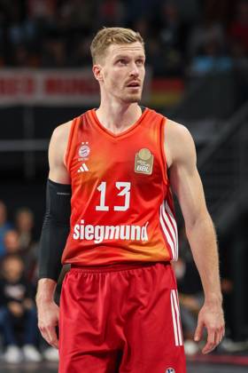 Andreas Obst FC Bayern Basketball, 13 , GER, FC Bayern Basketball vs MLP Academics Heidelberg, Basketball, easycredit Basketball Bundesliga, Matchday 6, Season 2025 2026, 03 11 2025, GER, FC Bayern Basketball vs MLP Academics Heidelberg, Basketball, easycredit Basketball Bundesliga, Matchday 6, Season 2025 2026, 03 11 2025 Muenchen Copyright: xEibner-Pressefoto JennixMaulx EP_JML