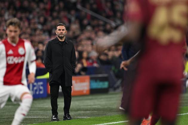 Ajax v Galatasaray - UEFA Champions League AMSTERDAM, NETHERLANDS - NOVEMBER 05: Galatasaray head coach Okan Buruk follows the UEFA Champions League 2025 26 League Phase MD4 football match between Ajax and Galatasaray at Johan Cruijff Arena in Amsterdam, Netherlands on November 05, 2025. Halil Sagirkaya Anadolu Amsterdam Netherlands. Editorial use only. Please get in touch for any other usage. Copyright: x2025xAnadoluxHalilxSagirkayax