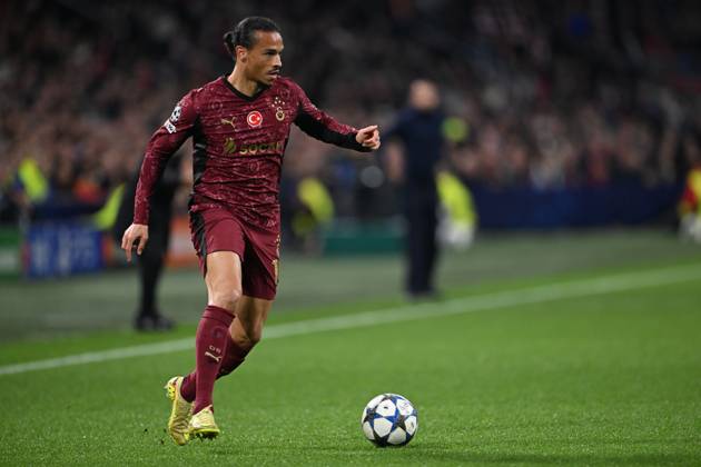 Ajax v Galatasaray - UEFA Champions League AMSTERDAM, NETHERLANDS - NOVEMBER 05: Leroy Sane (10) of Galatasaray in action during the UEFA Champions League week 4 football match between Ajax and Galatasaray at Johan Cruijff Arena in Amsterdam, Netherlands on November 05, 2025. Halil Sagirkaya Anadolu Amsterdam Netherlands. Editorial use only. Please get in touch for any other usage. Copyright: x2025xAnadoluxHalilxSagirkayax