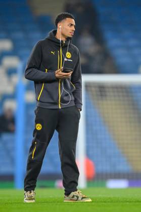 Felix Nmecha (Borussia Dortmund) Looks on during the UEFA Champions League 2025 26 League Phase MD4 match between Manchester City and Borussia Dortmund at City of Manchester Stadium on November 5, 2025 in Manchester, United Kingdom. (Photo by Harry Langer DeFodi Images) Felix Nmecha Borussia Dortmund Looks on during the UEFA Champions League 2025 26 League Phase MD4 match between Manchester City and Borussia Dortmund at City of Manchester Stadium on November 5, 2025 in Manchester, United Kingdom Photo by Harry Langer DeFodi Images