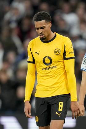 Felix Nmecha (Borussia Dortmund) looks on during the UEFA Champions League 2025 26 League Phase MD3 match between F.C. Copenhagen and Borussia Dortmund at Parken Stadium on October 21, 2025 in Copenhagen, Denmark. (Photo by Alex Gottschalk DeFodi Images) Felix Nmecha Borussia Dortmund looks on during the UEFA Champions League 2025 26 League Phase MD3 match between F C Copenhagen and Borussia Dortmund at Parken Stadium on October 21, 2025 in Copenhagen, Denmark Photo by Alex Gottschalk DeFodi Images