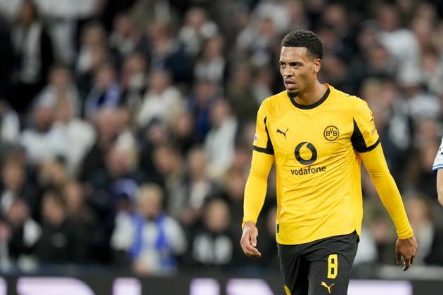 Felix Nmecha (Borussia Dortmund) looks on during the UEFA Champions League 2025 26 League Phase MD3 match between F.C. Copenhagen and Borussia Dortmund at Parken Stadium on October 21, 2025 in Copenhagen, Denmark. (Photo by Alex Gottschalk DeFodi Images) Felix Nmecha Borussia Dortmund looks on during the UEFA Champions League 2025 26 League Phase MD3 match between F C Copenhagen and Borussia Dortmund at Parken Stadium on October 21, 2025 in Copenhagen, Denmark Photo by Alex Gottschalk DeFodi Images
