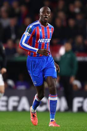 London, England, 6th November 2025. Jean-Philippe Mateta of Crystal Palace during the Crystal Palace vs AZ Alkmaar UEFA Conference League match at Selhurst Park, London. Picture credit should read: Paul Terry Sportimage EDITORIAL USE ONLY. No use with unauthorised audio, video, data, fixture lists, club league logos or live services. Online in-match use limited to 120 images, no video emulation. No use in betting, games or single club league player publications. SPI_071_PT_Crystal_Palace_AZ_Alkmaar SPI-4270-0071