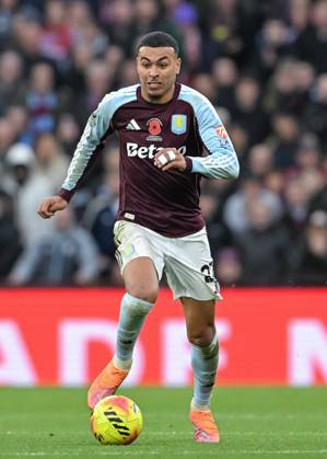 Birmingham, England, 9th November 2025. Morgan Rogers of Aston Villa during the Aston Villa vs AFC Bournemouth Premier League match at Villa Park, Birmingham. Picture credit should read: Cody Froggatt Sportimage EDITORIAL USE ONLY. No use with unauthorised audio, video, data, fixture lists, club league logos or live services. Online in-match use limited to 120 images, no video emulation. No use in betting, games or single club league player publications. SPI_101_CF_ASTON_VILLA_V_BOURNEMOUTH SPI-4279-0101