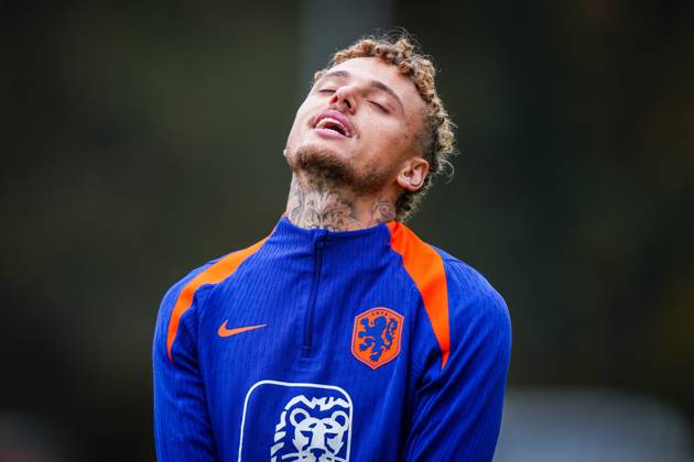 ZEIST , 11-11-2025 , KNVB Campus , season 2025 2026 , Dutch International football , Training session Netherlands , picture shows Netherlands player Noa Lang Training session Netherlands 11-11-2025  x31985324x Copyright: