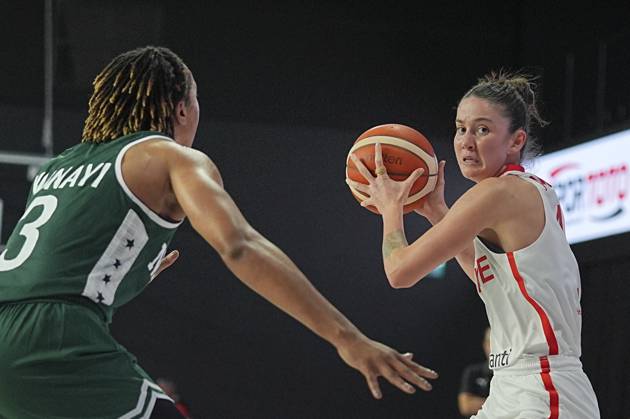 Basketball, Womens international match, Turkey - Nigeria