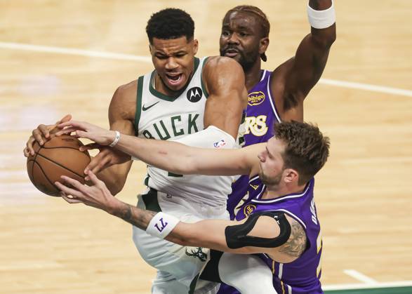 Basketball, NBA, Milwaukee Bucks - Los Angeles Lakers