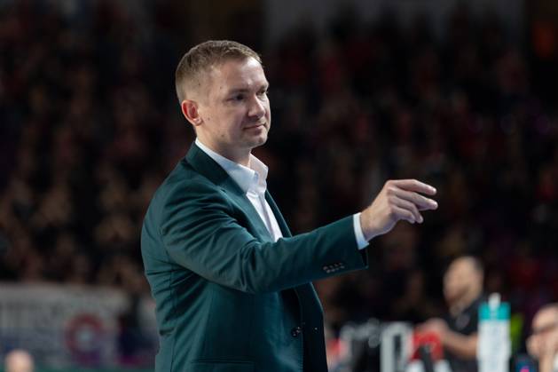 Legia Warszawa - Vilniaus Rytas 18.11.2025 basketball , Warsaw, Basketball Champions League BCL (koszykowka, Liga Mistrzow), game match Legia Warszawa - Vilniaus Rytas ( Vilnius ) image shows: Heiko Rannula photo Katarzyna Plewczynska Fotostyk Copyright: xKatarzynaxPlewczynskax 20251118FCTKP251