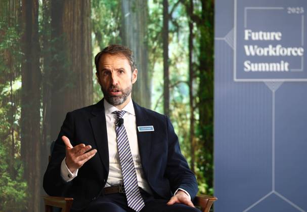 The Princess of Wales Attends The Future Workforce Summit 18 11 2025. London, UK. Former England football manager Gareth Southgate during the Future Workforce Summit, hosted by The Royal Foundation Business Taskforce for Early Childhood at Salesforce Tower, London., Credit:Toby Shepheard Kensington Palace Avalon United Kingdom, England, London Copyright: xTobyxShepheardx xKensingtonxPalacex xAvalonx 1053542971