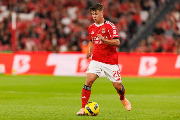 Samuel Dahl seen during Liga Portugal game between SL Benfica and Casa Pia AC (Maciej Rogowski Ball Raw Images) Lisbon Estadio Da Luz Portugal Copyright: xMaciejxRogowskix maciejrogowski_slbenfica_casapia_2526-027-2
