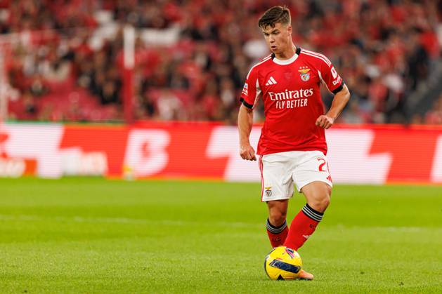 Samuel Dahl seen during Liga Portugal game between SL Benfica and Casa Pia AC (Maciej Rogowski Ball Raw Images) Lisbon Estadio Da Luz Portugal Copyright: xMaciejxRogowskix maciejrogowski_slbenfica_casapia_2526-028-2
