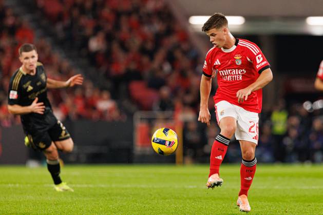 Samuel Dahl seen during Liga Portugal game between SL Benfica and Casa Pia AC (Maciej Rogowski Ball Raw Images) Lisbon Estadio Da Luz Portugal Copyright: xMaciejxRogowskix maciejrogowski_slbenfica_casapia_2526-029