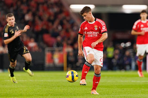 Samuel Dahl seen during Liga Portugal game between SL Benfica and Casa Pia AC (Maciej Rogowski Ball Raw Images) Lisbon Estadio Da Luz Portugal Copyright: xMaciejxRogowskix maciejrogowski_slbenfica_casapia_2526-050-2