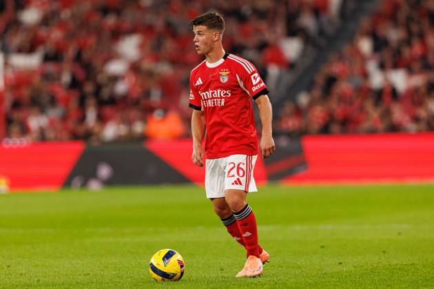 Samuel Dahl seen during Liga Portugal game between SL Benfica and Casa Pia AC (Maciej Rogowski Ball Raw Images) Lisbon Estadio Da Luz Portugal Copyright: xMaciejxRogowskix maciejrogowski_slbenfica_casapia_2526-074-2