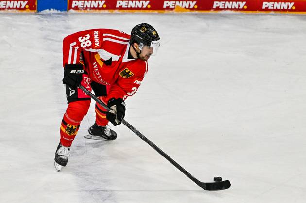 GER, Germany Cup 2025, Germany GER vs Slovakia SVK 09 11 2025, VR Bank Landshut Arena, Landshut, GER, Germany Cup 2025, Germany GER vs Slovakia SVK , pictured Fabio Wagner GER, 38 nordphotoxGmbHx xHafner nph00200