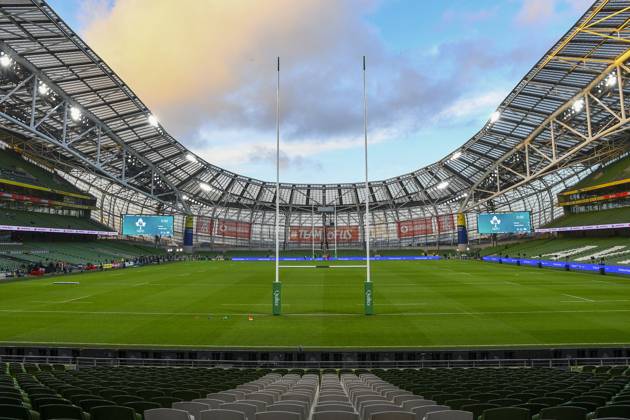 Ireland v South Africa Quilter Nations Series A general view of the stadium ahead of the Quilter Nations Series match at the Aviva Stadium, Dublin UK Newspapers OUT Copyright: xJohnxCrothersx FIL-22533-0002