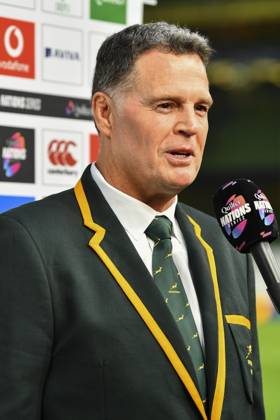 Ireland v South Africa Quilter Nations Series South Africa Head Coach Rassie Erasmus before the Quilter Nations Series match at the Aviva Stadium, Dublin UK Newspapers OUT Copyright: xJohnxCrothersx FIL-22533-0006