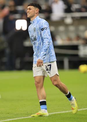 Newcastle United v Manchester City Premier League Phil Foden of Manchester City warms up during the Premier League match at St. James s Park, Newcastle UK Newspapers OUT Copyright: xFredxPalmerx FIL-22535-0026