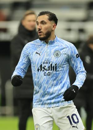 Newcastle United v Manchester City Premier League Rayan Cherki of Manchester City warms up during the Premier League match at St. James s Park, Newcastle UK Newspapers OUT Copyright: xFredxPalmerx FIL-22535-0035