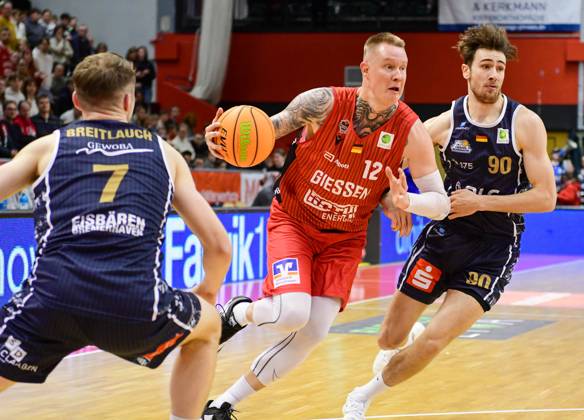 Basketball, 2. BL, ProA, Gießen 46ers - Eisbären Bremerhaven