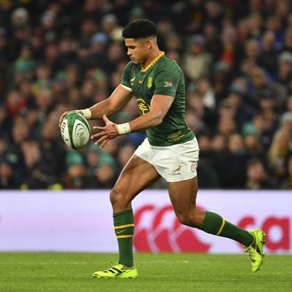 Ireland v South Africa Quilter Nations Series Sacha Feinberg-Mngomezulu of South Africa during the Quilter Nations Series match at the Aviva Stadium, Dublin UK Newspapers OUT Copyright: xJohnxCrothersx FIL-22533-0025