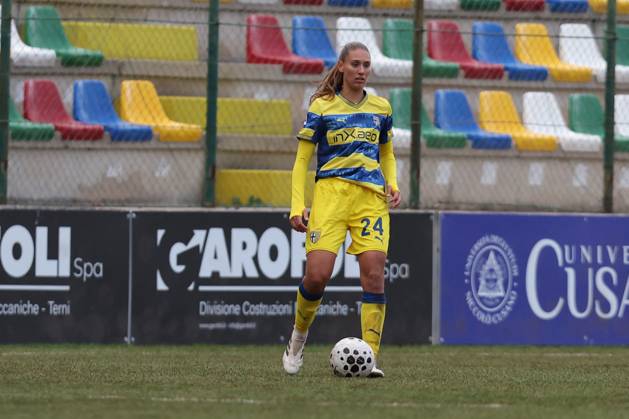 CALCIO - Serie A Femminile - Ternana Women vs Parma Calcio Bou Salas Berta (Parma) during Italian women s series A, match Ternana Women vs Parma Calcio 22 November 2025 at the Moreno Gubbiotti stadiumin Narni Italy (Photo by Luca Marchetti LiveMedia) during Ternana Women vs Parma Calcio, Italian football Serie A Women match in Narni (TR), Italy, November 22 2025 Narni (TR) Italy Copyright: xIPAxSport ABACAx