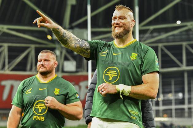 Ireland v South Africa Quilter Nations Series RG Snyman of South Africa acknowledges the fans after the Quilter Nations Series match at the Aviva Stadium, Dublin UK Newspapers OUT Copyright: xJohnxCrothersx FIL-22533-0043