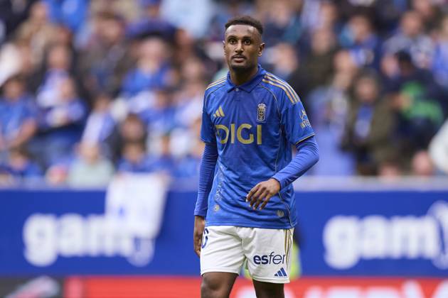 Real Oviedo v Rayo Vallecano - LaLiga EA Sports Haissem Hassan of Real Oviedo looks on during the LaLiga EA Sports match between Real Oviedo and Rayo Vallecano at Carlos Tartiere on November 23, 2025, in Oviedo, Spain. Oviedo Carlos Tartiere Asturias Spain RL_ROVvRAYV_000148 Copyright: xRicardoxLarreinax