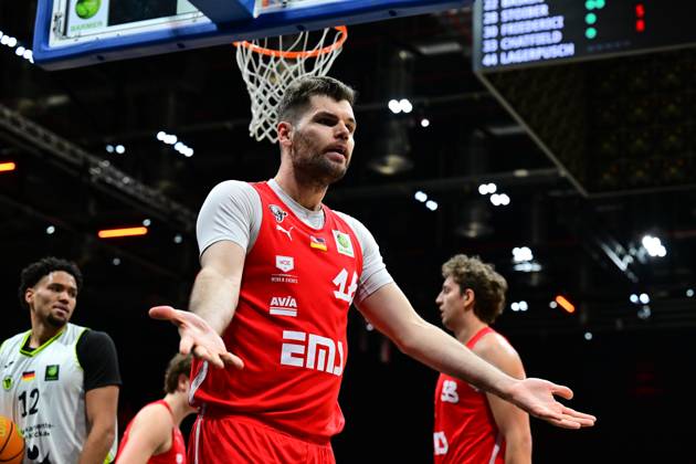 23 11 2025 Basketball Season 2025 2026 2 Bundesliga Pro A 10 Matchday Nuremberg Falcons Basketball Club NBC BBC Bayreuth AlSch xalxscx Julius Wolf 16, Nuremberg Falcons BC NBC