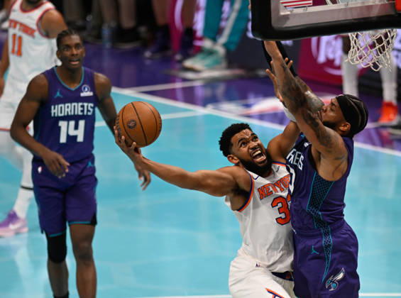 Basketball, NBA, Charlotte Hornets - New York Knicks