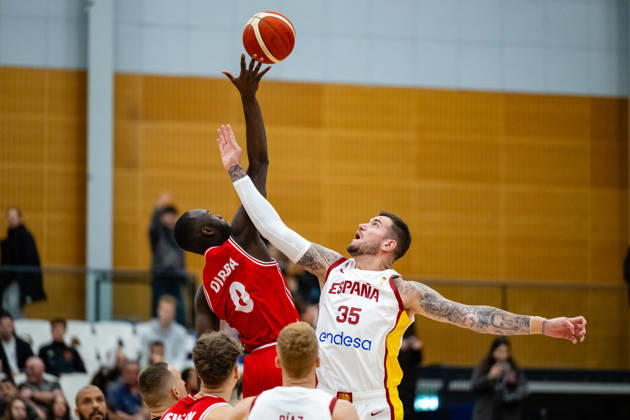 Basketball, World Championship Qualifier, Denmark - Spain