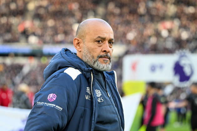 West Ham United v Liverpool Premier League 30 11 2025. West Ham United Manager Nuno Espirito Santo (m) prior to the Premier League match between West Ham United and Liverpool at the London Stadium, London, England on 30 November 2025. London London Stadium England Editorial use only DataCo restrictions apply See www.football-dataco.com , Copyright: xSimonxTraylenx PSI-23312-0015