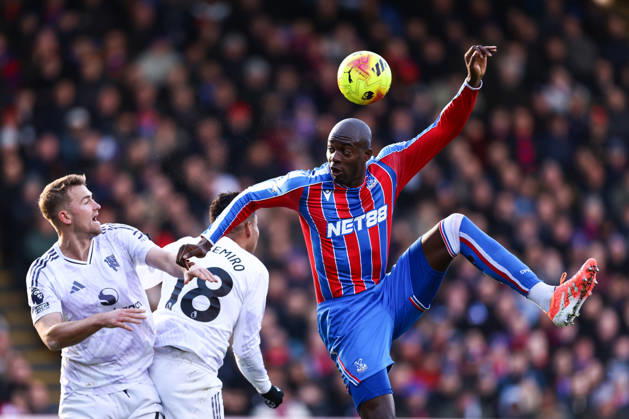 Crystal Palace gegen Manchester United 30. November 2025, London Premier League Fußball Crystal Palace gegen Manchester United Jean Philippe Mateta von Crystal Palace Foto Jacques Feeney Abseits London UK  Copyright: xJacquesxFeeneyx xOffsidexOffside