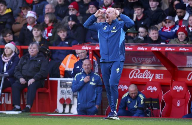 Nottingham Forest v Brighton & Hove Albion - Premier League Sean Dyche Head Coach of Nottingham Forest on the side line during the Premier League match between Nottingham Forest and Brighton & Hove Albion at City Ground on November 30, 2025 in Nottingham, England. Nottingham City Ground England United Kingdom Copyright: xEdxSykes Sportsphoto APLx 14143306