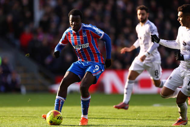 Crystal Palace gegen Manchester United 30. November 2025, London Premier League Fußball Crystal Palace gegen Manchester United Eddie Nketiah von Crystal Palace Foto Jacques Feeney Abseits London UK  Copyright: xJacquesxFeeneyx xOffsidexOffside