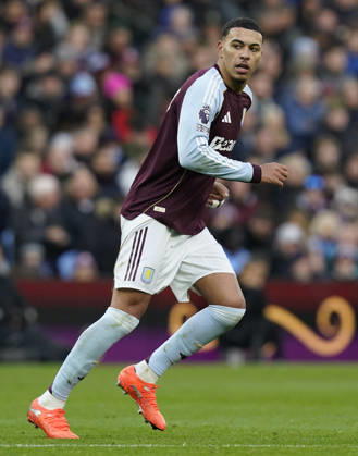Birmingham, England, 30th November 2025. Morgan Rogers of Aston Villa during the Aston Villa vs Wolverhampton Wanderers Premier League match at Villa Park, Birmingham. Picture credit should read: Andrew Yates Sportimage EDITORIAL USE ONLY. No use with unauthorised audio, video, data, fixture lists, club league logos or live services. Online in-match use limited to 120 images, no video emulation. No use in betting, games or single club league player publications. SPI_061_AY_Villa_Wolves SPI-4336-0056