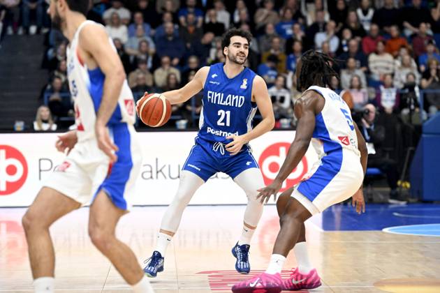 Basketball, World Championship Qualifier, Finland - France