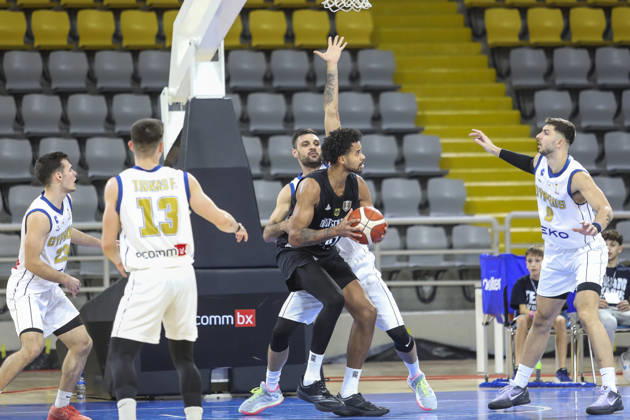 FIBA World Cup Qualifiers : Cyprus vs Germany NORRIS AGBAKOKO of Germany attacks with the ball. Cyprus plays vs Germany for the Group E of the FIBA Basketball World Cup European Qualifiers, at Spyros Kyprianou Arena, Limassol, Cyprus, on Dec. 1, 2025. Limassol Cyprus Copyright: xKOSTASxPIKOULASx