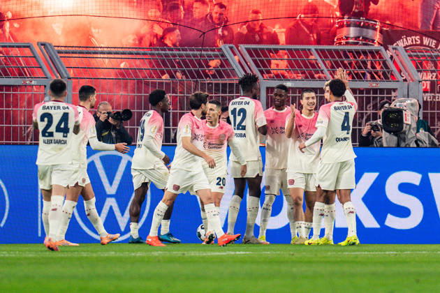 02 12 2025, Borussia Dortmund vs Bayern 04 Leverkusen, DFB Pokal, round of 16 goal to 0 1 by Ibrahim Maza Bayer 04 Leverkusen, 30 Important note According to the regulations of the DFL German Football League and the DFB German Football Association, it is prohibited to use photographs taken in the stadium and or of the game in the form of sequential images and or video-like photo series Copyright: xBahhoxKarax