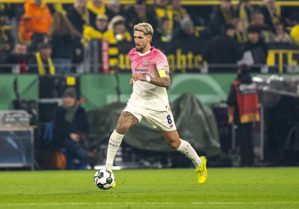 Robert ANDRICH Bayer 04 Leverkusen, 8 Borussia Dortmund Bayer Leverkusen, DFB Pokal Round of 16 in Dortmund, Signal Iduna Park DFL regulations prohibit any use of photographs as image sequences and or quasi video Copyright: HMBxMedia xMarcoxBader