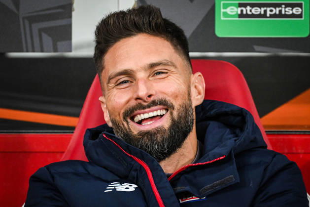 October 23, 2025, Villeneuve-D ascq, France, France: Olivier GIROUD of Lille during the UEFA Champions League, League Phase MD3 match between Lille OSC (LOSC) and PAOK FC at Pierre Mauroy Stadium on October 23, 2025 in Villeneuve-d Ascq near Lille, France. Villeneuve-D ascq France - ZUMAm308 20251023_zsp_m308_025 Copyright: xMatthieuxMirvillex