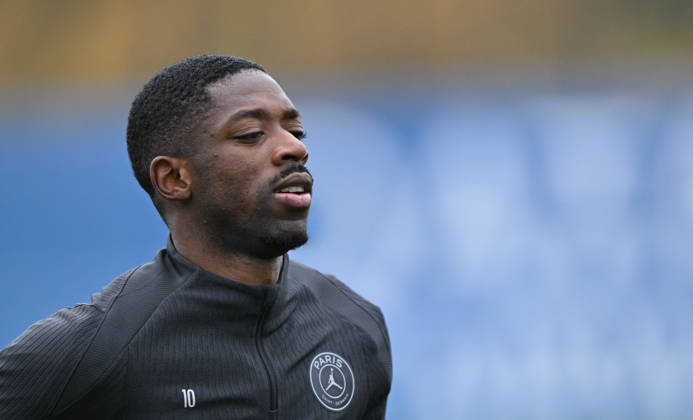 Paris Saint-Germain media day at the PSG Campus POISSY, FRANCE - DECEMBER 04: Player of Paris Saint-Germain Ousmane Dembele runs during a training session on media day at the PSG Campus in Poissy, west of Paris, France on December 04, 2025. Mustafa Yalcin Anadolu Poissy France. Editorial use only. Please get in touch for any other usage. Copyright: x2025xAnadoluxMustafaxYalcinx